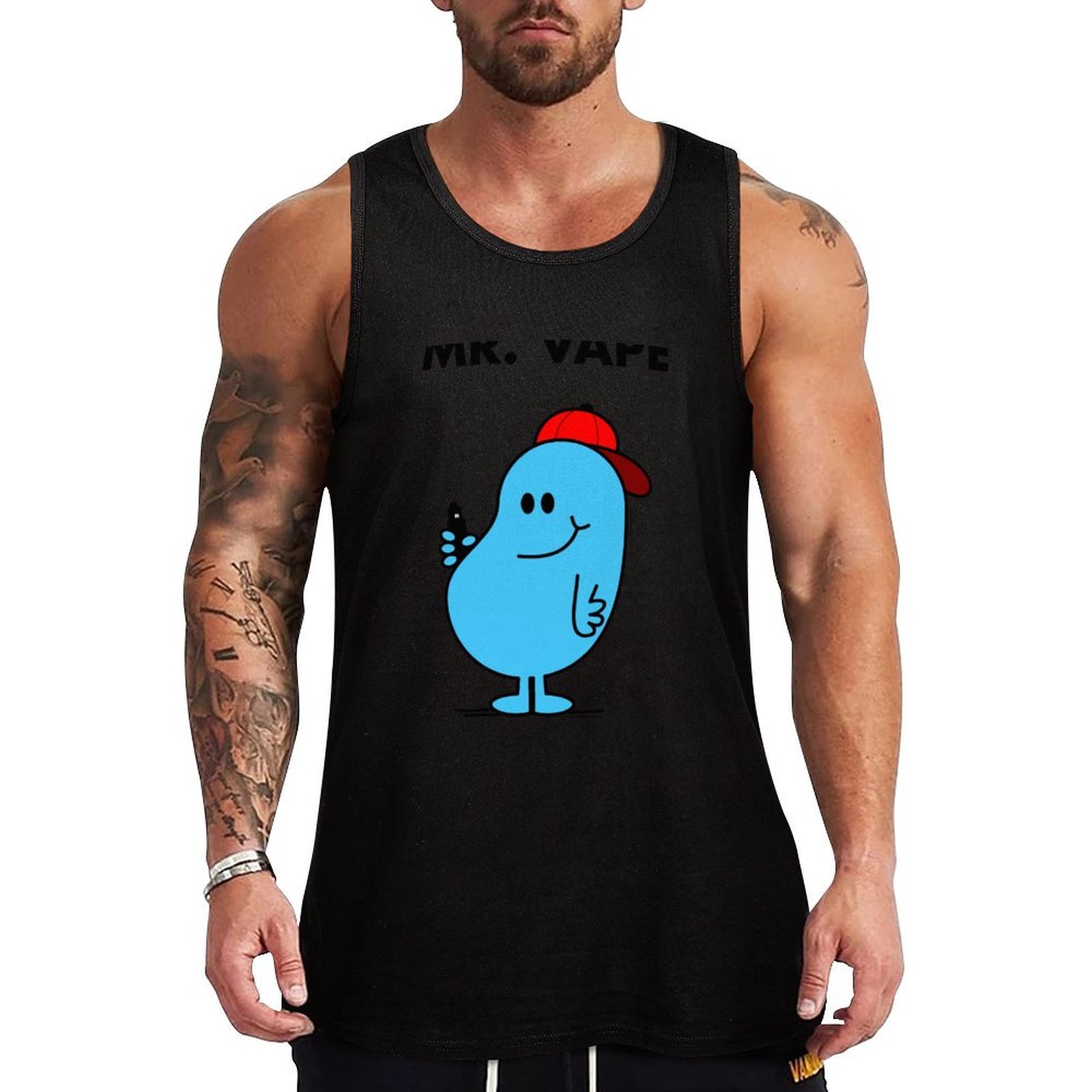 Quick Vape - Спортивная майка Mr.Vape Tank Top, быстросохнущая,